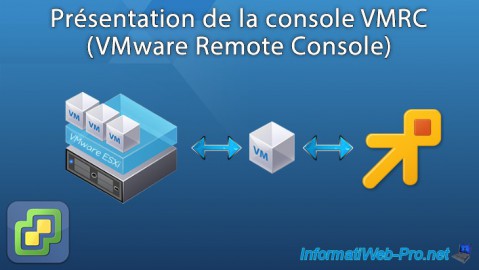 Présentation de la console VMRC (VMware Remote Console) permettant de gérer vos VMs sous VMware ESXi 6.7
