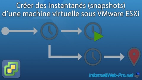 VMware ESXi 7.0 / 6.7 - Créer des instantanés d'une machine virtuelle