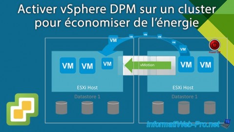 VMware vSphere 6.7 - Activer vSphere DPM sur un cluster