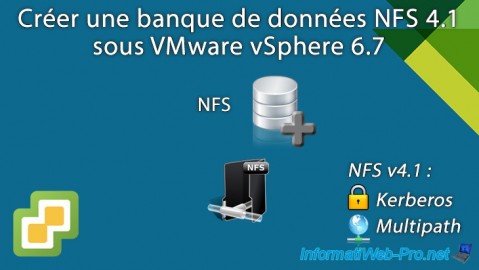 VMware vSphere 6.7 - Créer une banque de données NFS 4.1