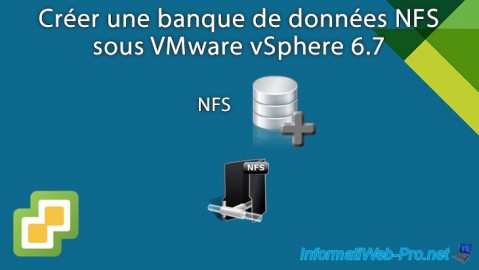 Créer une banque de données NFS sous VMware vSphere 6.7