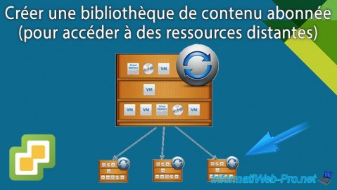 VMware vSphere 6.7 - Créer une bibliothèque de contenu abonnée