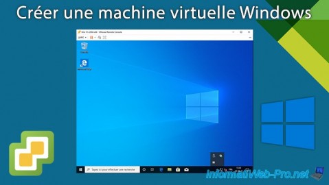 Créer une machine virtuelle avec Windows en SE invité sous VMware vSphere 6.7