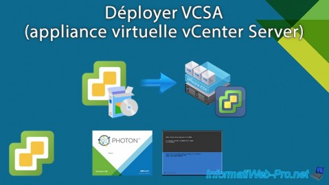 Créer une infrastructure VMware vSphere 6.7 en déployant VCSA (appliance virtuelle vCenter Server)