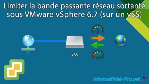 Limiter la bande passante réseau sortante sous VMware vSphere 6.7 (sur un vSS)