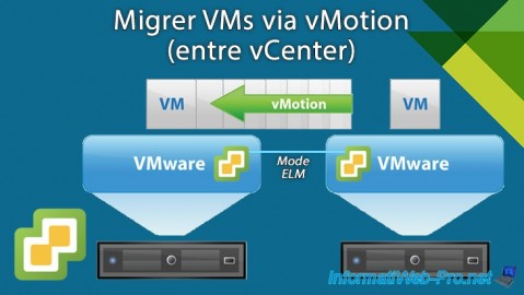 VMware vSphere 6.7 - Migrer VMs via vMotion (entre vCenter)