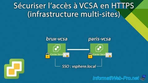 Sécuriser l'accès à VMware vCenter Server (VCSA) en HTTPS (dans une infrastructure multi-sites) sous VMware vSphere 6.7