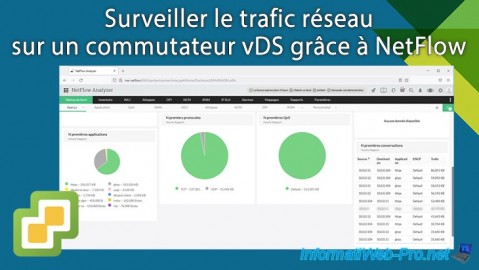 VMware vSphere 6.7 - Surveiller trafic réseau via NetFlow