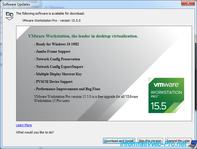 vmware workstation 11 upgrade notes
