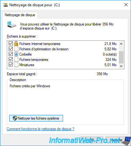 Nettoyage Système / Optimisation Windows - Access Web