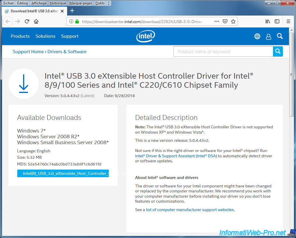 intel usb 3.1 extensible host controller