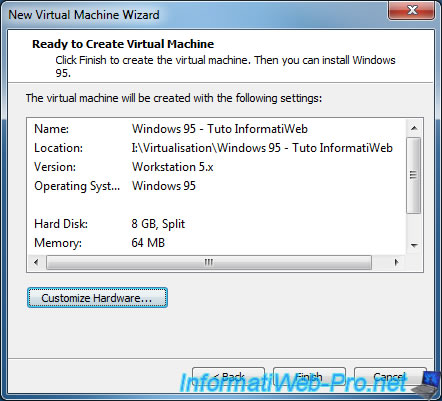 windows 95 vmware image
